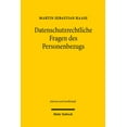 thumbnail image 1 of Datenschutzrechtliche Fragen Des Personenbezugs: Eine Untersuchung Des Sachlichen Anwendungsbereiches Des Deutschen Datenschutzrechts Und Seiner Europarechtlichen Bezuge (Paperback), 1 of 1