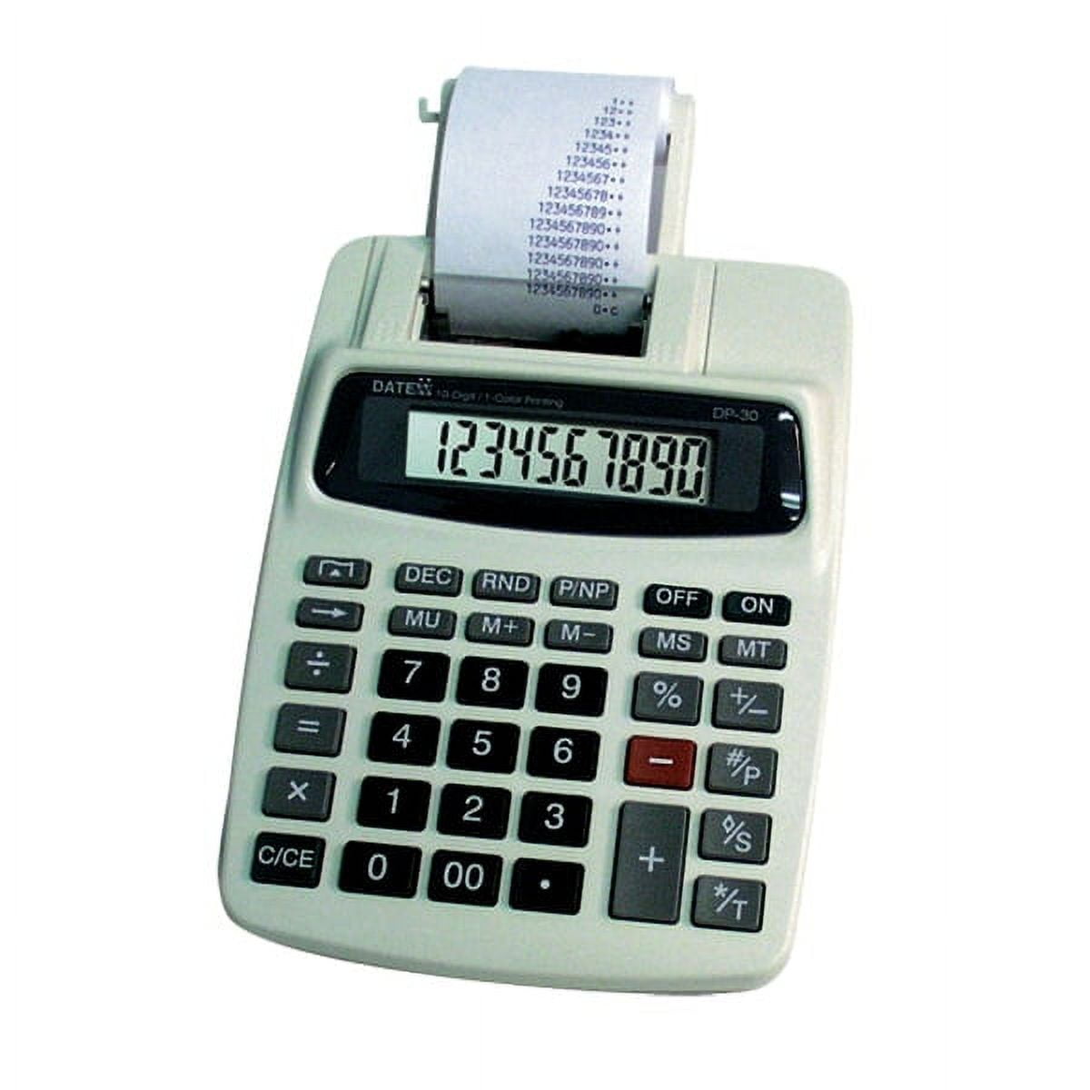 Datexx DP-30AD 10-Digit Printing Calculator - Walmart.com