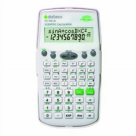 Datexx DS-700C 224-Function 2-Line Scientific Calculator