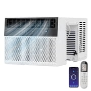 Dateyes 10000 BTU 6 in 1 WiFi Smart Window Air Conditioner, 115V 60Hz Cool Only AC Unit with Dehumidification, Remote Control & 24H Timer, White