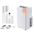 thumbnail image 1 of Dateyes 12000 BTU Portable Air Conditioners, 4-1 Standing Smart Cooling AC with Remote Control, Cooling, Heating， Dehumidifier and Fan, Automatic Unit for Bedroom, 55dB Quiet, Portable AC for Room, 1 of 8