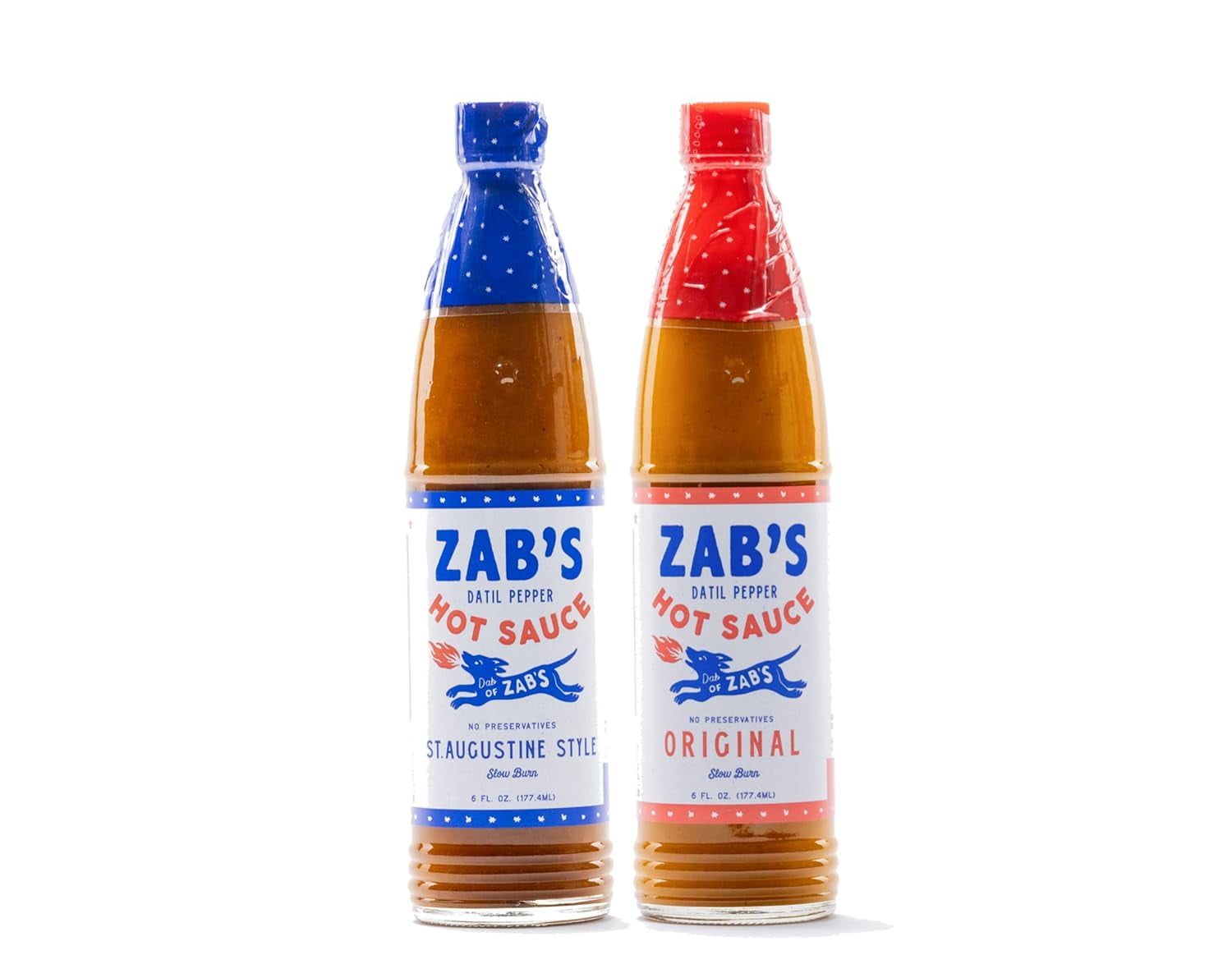 Datil Pepper Hot Sauce 2Pack Bundle (Original and St. Augustine Style