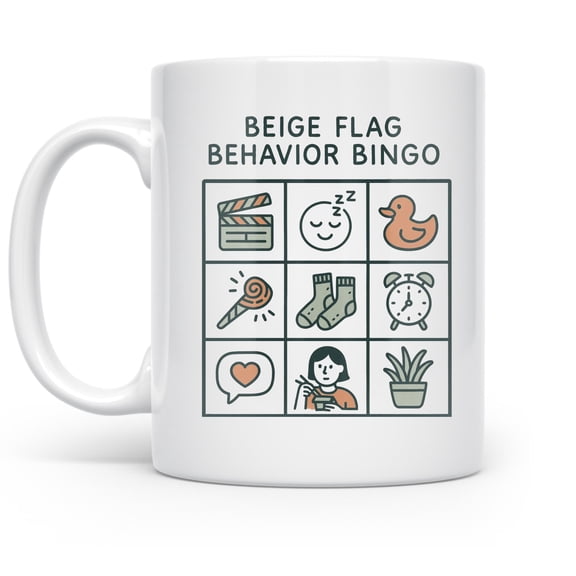 Funny Dating Meme Design - Couples & Game Night - 11 oz Ceramic Coffee Mug