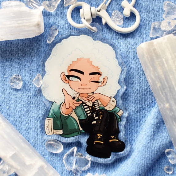 Dating Sim Game Acrylic Keychains, RANDOM 1 PACK
