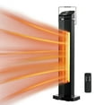 thumbnail image 1 of Datingday 1500W Infrared Space Heater with Remote, Fast Heating, 2 Modes, 12H Timer Auto Shut-Off, Tip-Over & Overheat Protection, Portable Electric Heater for Garage, Home, and Covered Spaces, 1 of 6