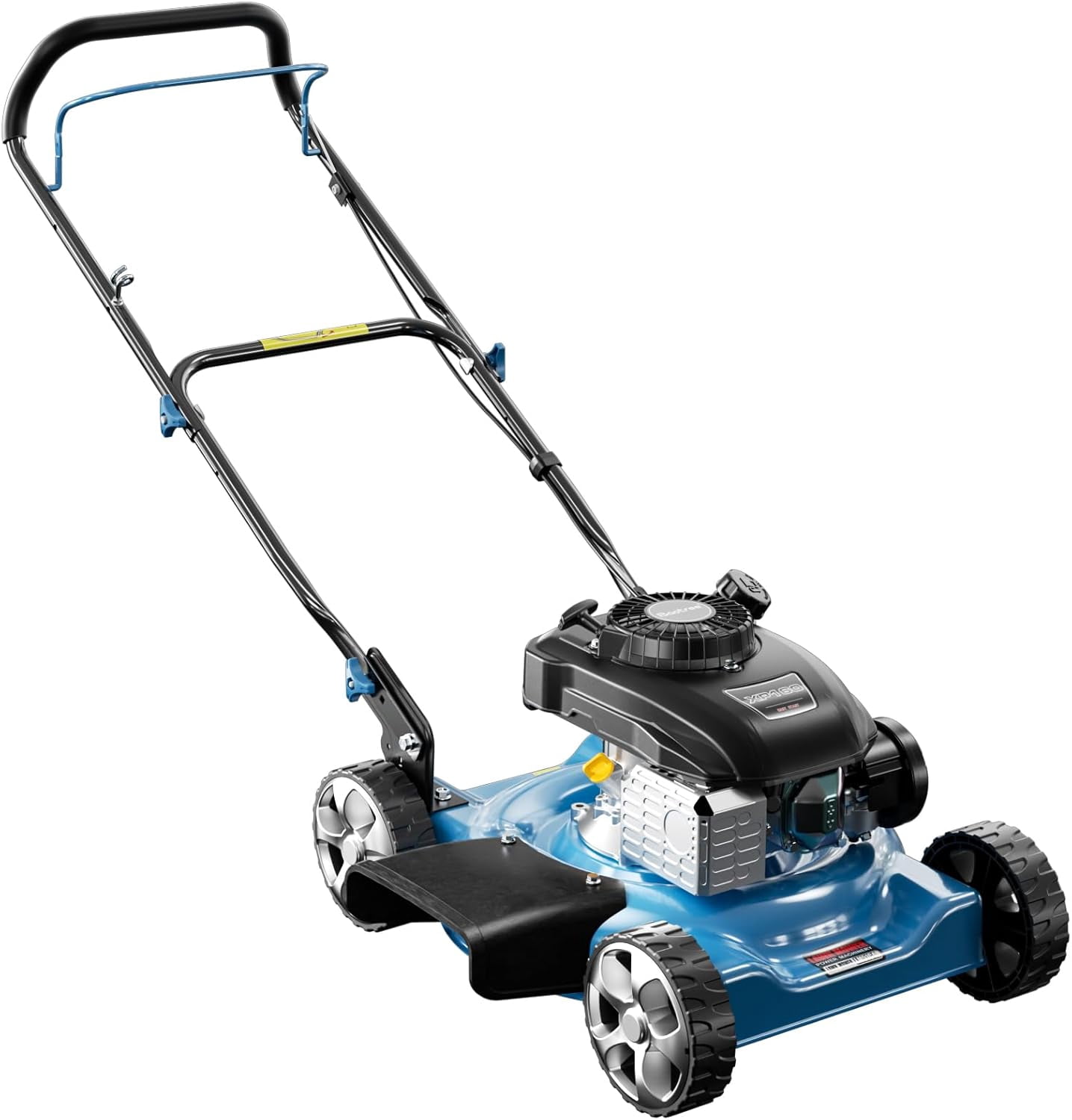 Datingday 20-Inch 144cc 4-Stroke Gas Push Lawn Mower, Lightweight Hand Push Mower with 7-Inch Wheels, Ideal for Small Yards Under 1/4 Acre