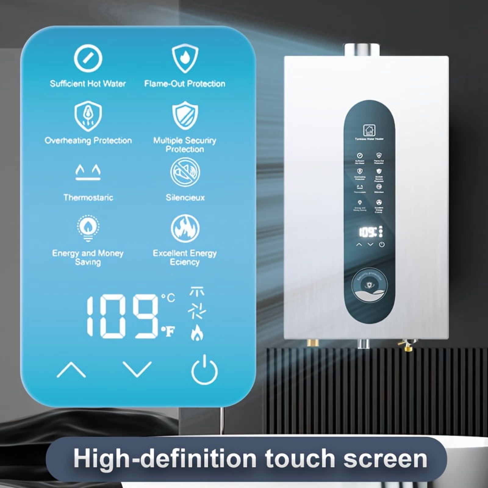 Datingday 28KW Propane Tankless Water Heater GPM Instant Hot