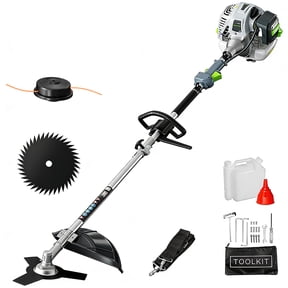 Datingday 36CC Gas Powered Weed Wacker, 3-in-1 2-Stroke String Trimmer & Brush Cutter, Includes Trimmer Head, 3-Tooth Blade and 40-Tooth Blade, with Shoulder Strap for Lawn, Garden, and Heavy Brush
