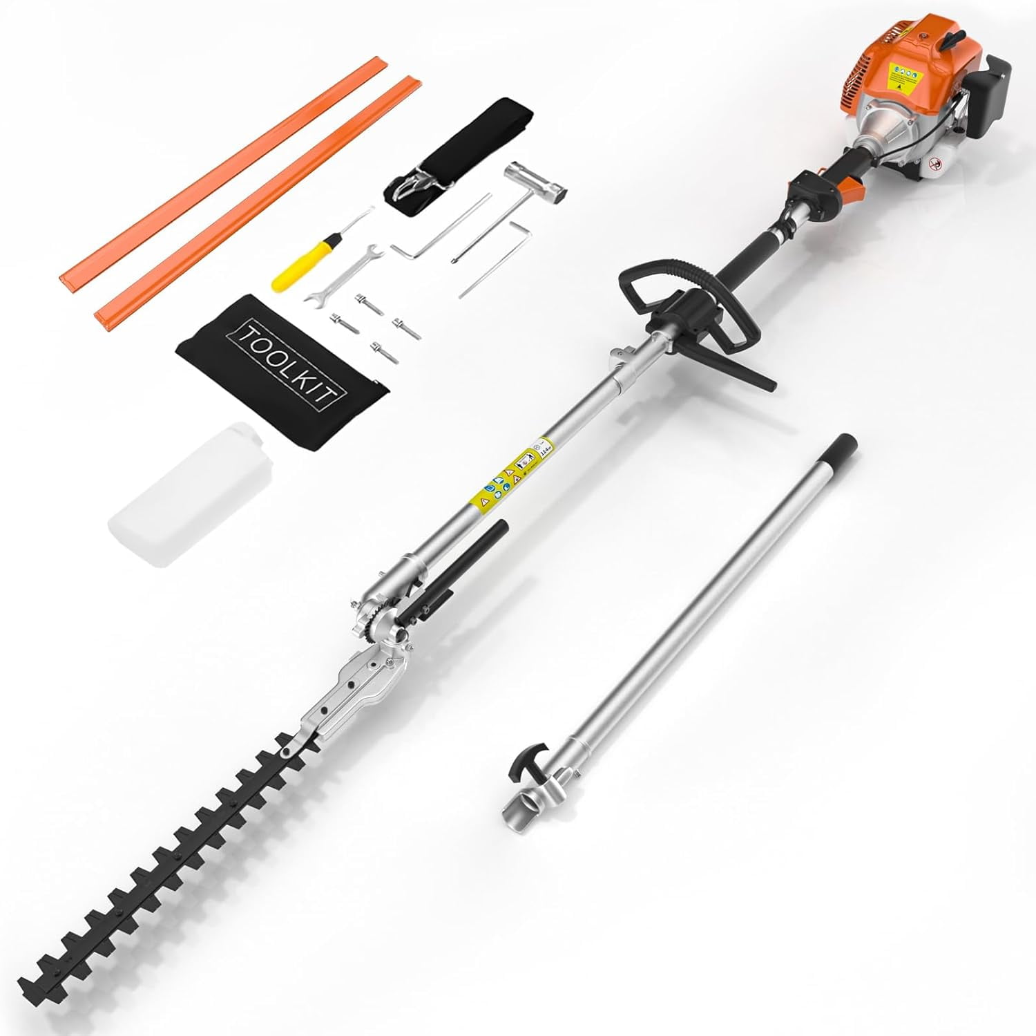 Datingday 48CC Gas Powered Hedge Trimmer,Multi-Functional Yard Care Tools, Head Trimmer for Tree Trimming Branch String Trimmer Lawn
