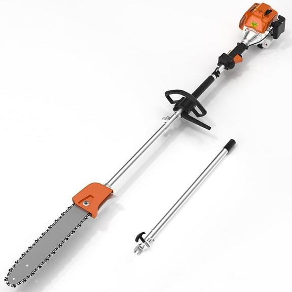 Datingday 48CC Gas Powered Pole Saws for Tree Trimming,2-Stroke Gas Pole Saws with 11.5in Cutting Bar,16 FT Extendable Pole Chainsaw Tree Trimmer