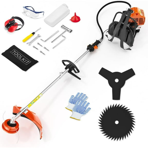Datingday 52cc 3 in 1 Weed Eater Gas Powered,2-Stroke Gas Brush Cutter,Gas String Trimmer and Gas Weed Wacker Trimmer for Weeds and Grass