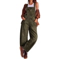 thumbnail image 1 of Datmelove Denim Overalls for Women Barrel Wide Leg Bib Baggy Jeans Adjustable Denim Romper Stretch Jumpsuit Y2K Pants, 1 of 3