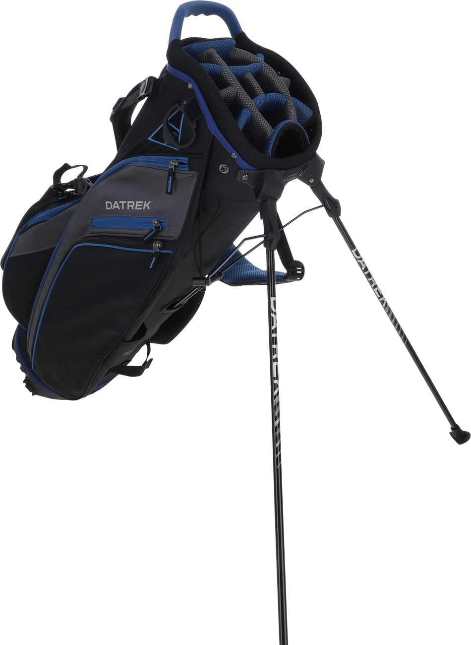 Datrek Go Lite Hybrid ZP Black Royal Charcoal Stand Golf Bag