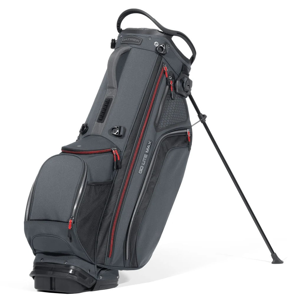 Datrek Golf Go Lite Hybrid Max Stand Bag Charcoal/Black/Red