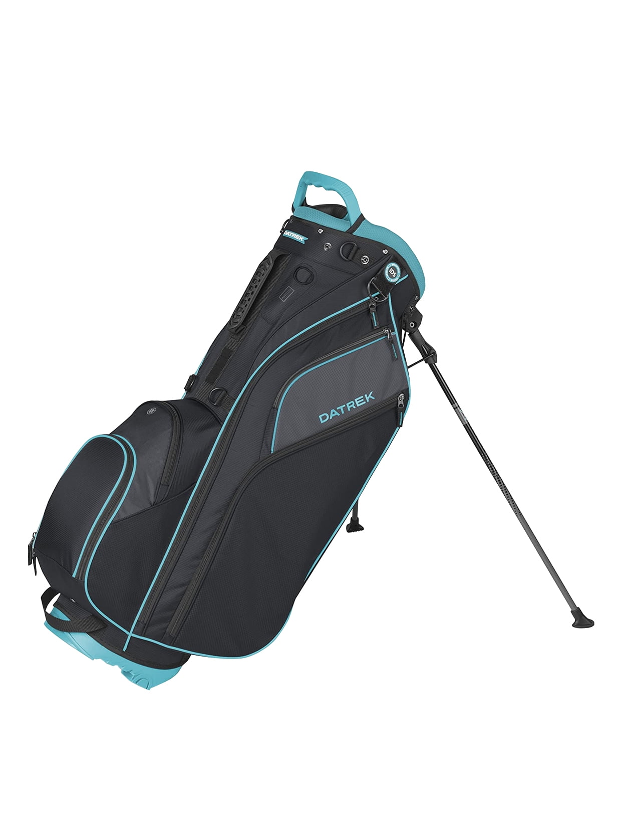 Datrek Golf Go Lite Hybrid Stand Bag, Black/Turquiose -