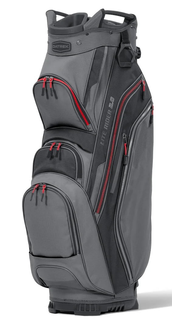 Datrek Golf Lite Rider 2.0 Cart Bag Charcoal/Black/Red