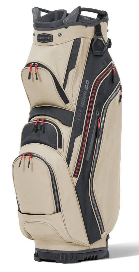 Datrek Golf Lite Rider 2.0 Cart Bag Sand/Black/Red
