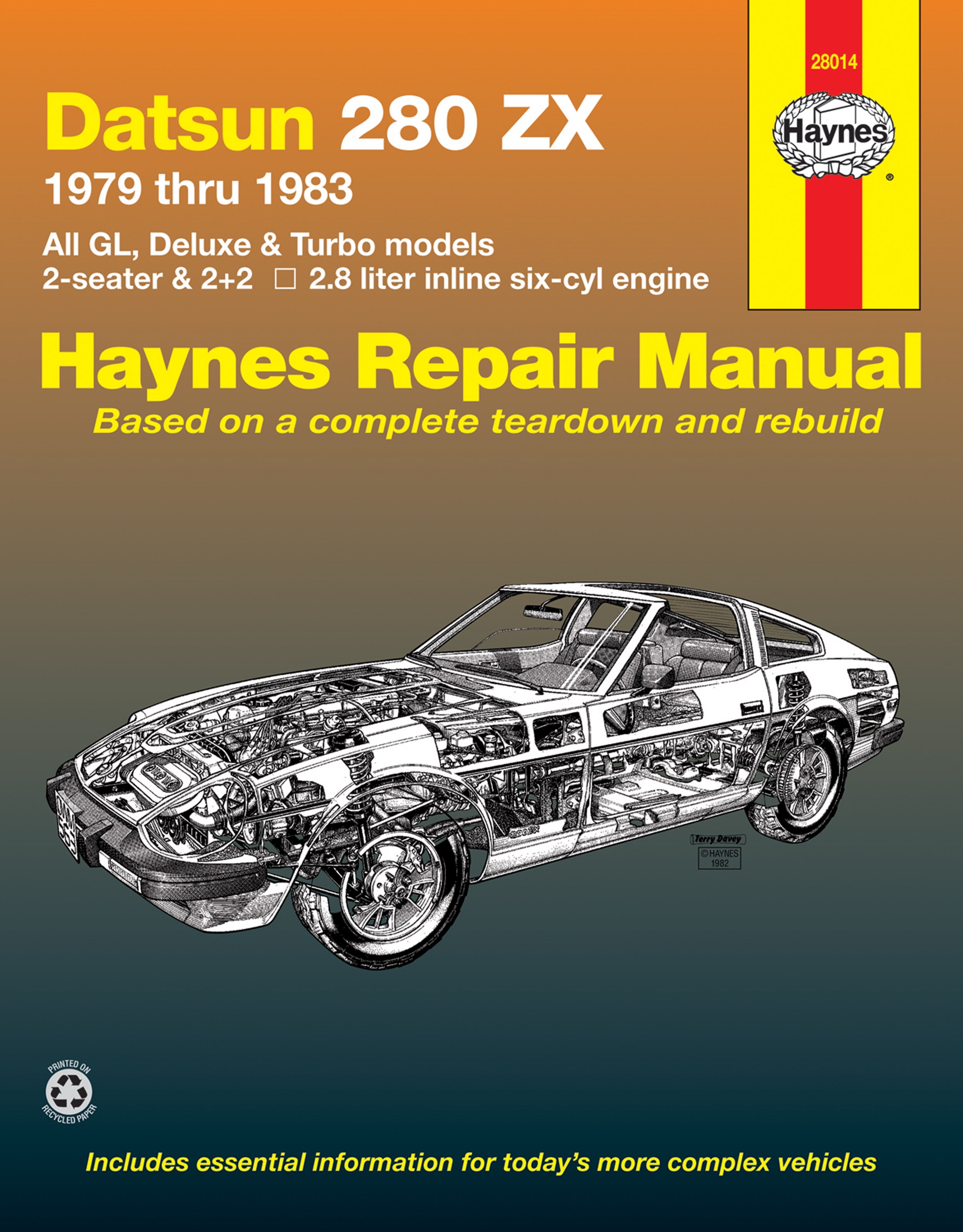 hope Datsun 280ZX (79-83) Haynes Repair Manual ^ - Walmart Business