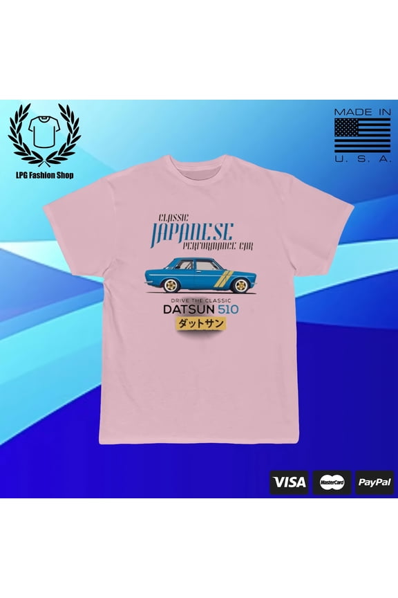 Datsun 510 - Classic Japanese Car Washed T-Shirt