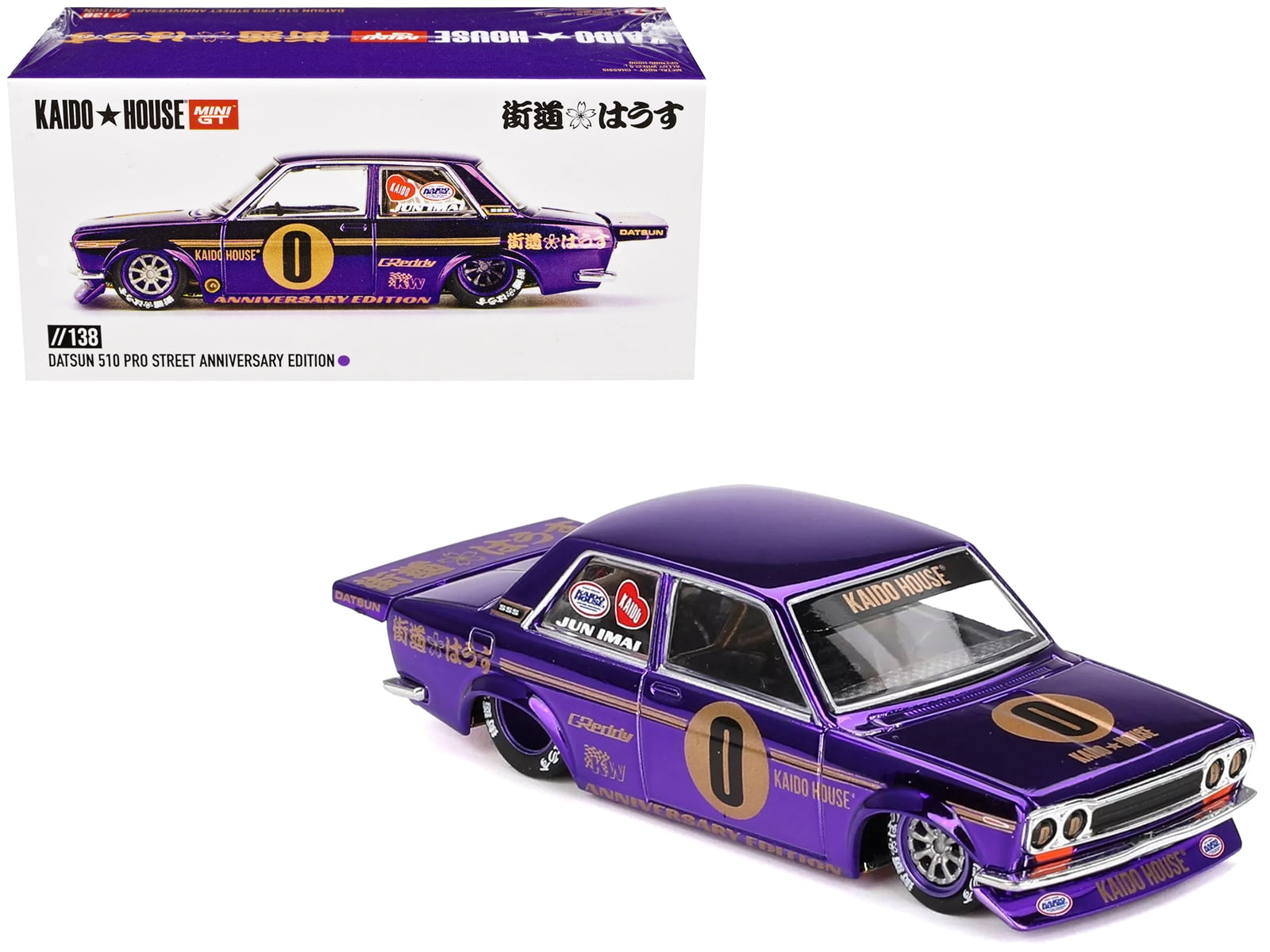 Kaido House x Mini GT Datsun 510 Pro Street Anniversary Edition - 1:64 scale (2024 Limited Edition)