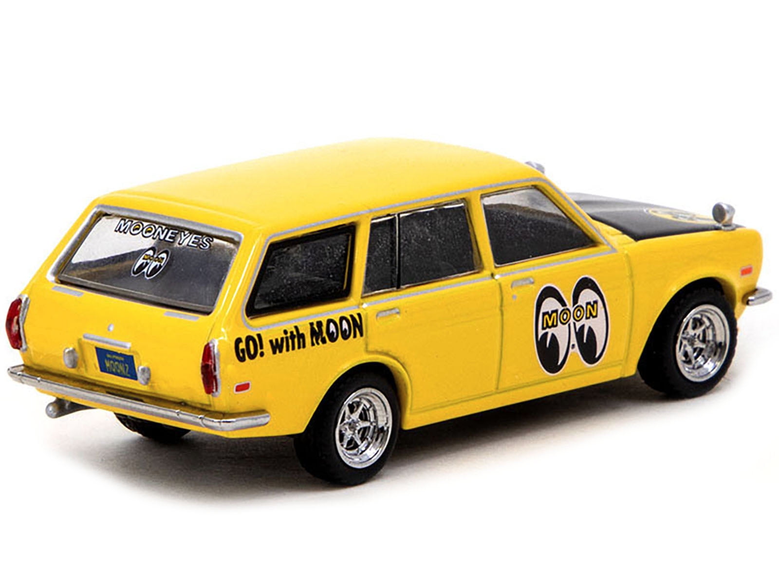 Datsun Bluebird 510 Wagon Yellow with Black Hood 