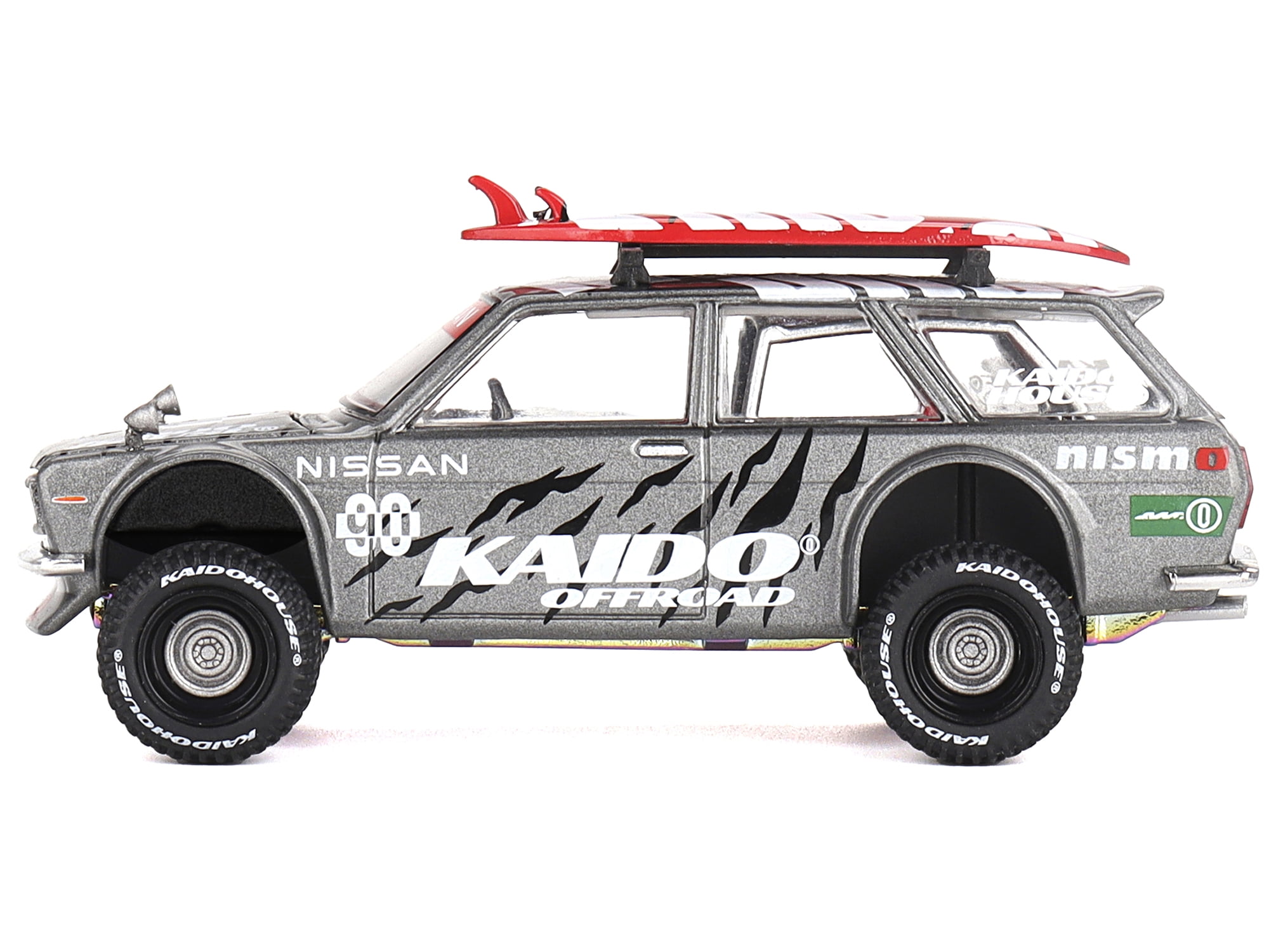 街道ハウス　シボレー　シルバラード、Datsun 510 wagon　4台セット Amazon | KAIDOHOUSE MINIGT //76 DATSUN 510 WAGON 街道ハウス