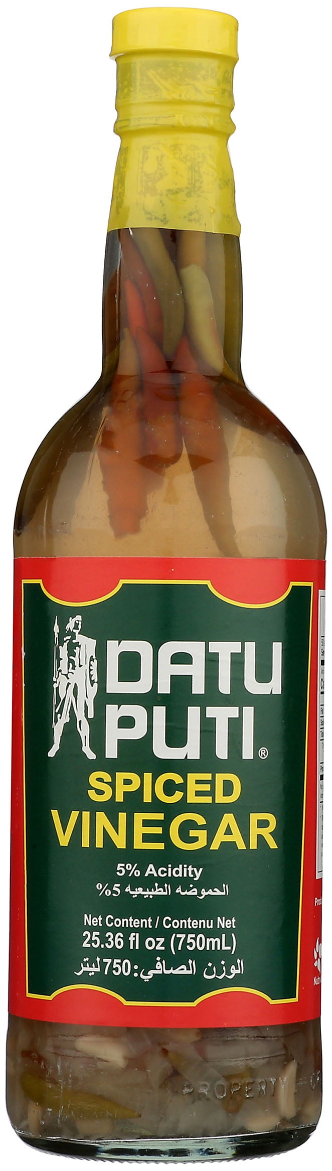 Datu Puti Spiced Filipino Vinegar 25.36 Fl oz, 1 count, Plastic Bottle