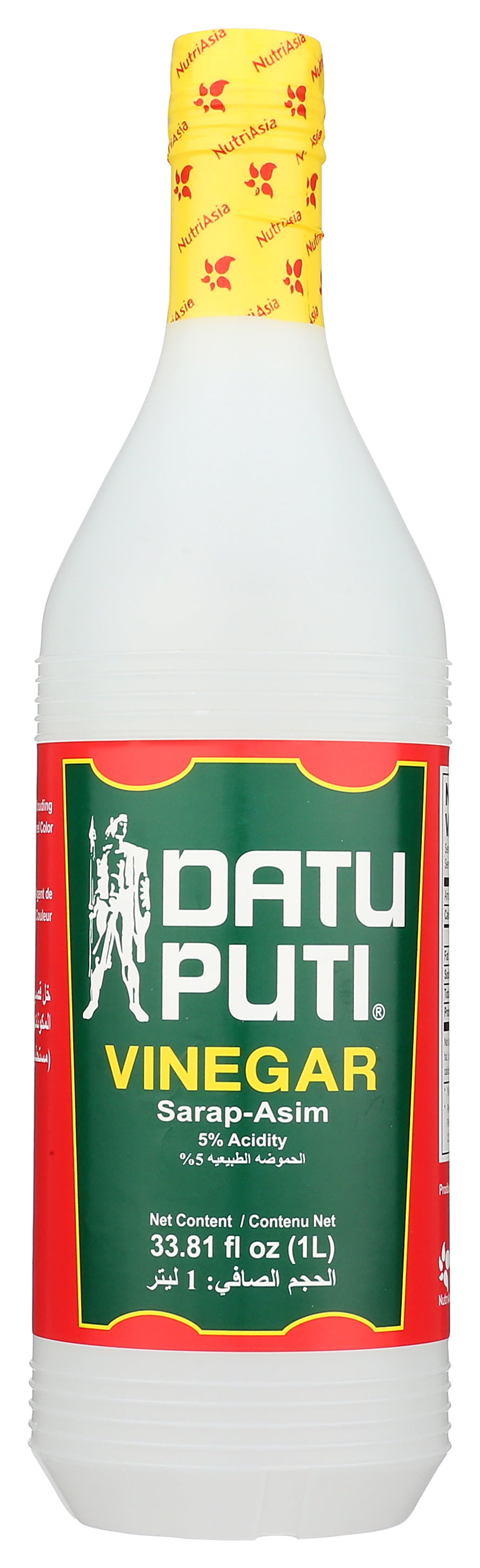 Datu Puti Spiced Filipino Vinegar 33.8 Fl oz, 1 count, Plastic Bottle