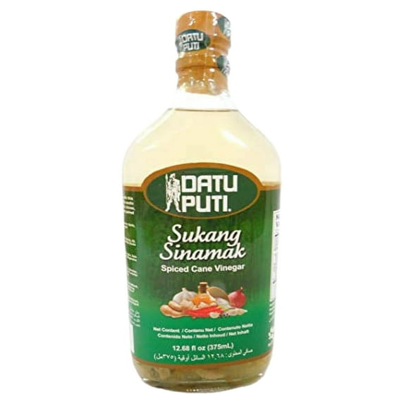 Datu Puti Sukang Sinamak (Spiced Cane Vinegar), 12.68 Ounces, 1 Bottle