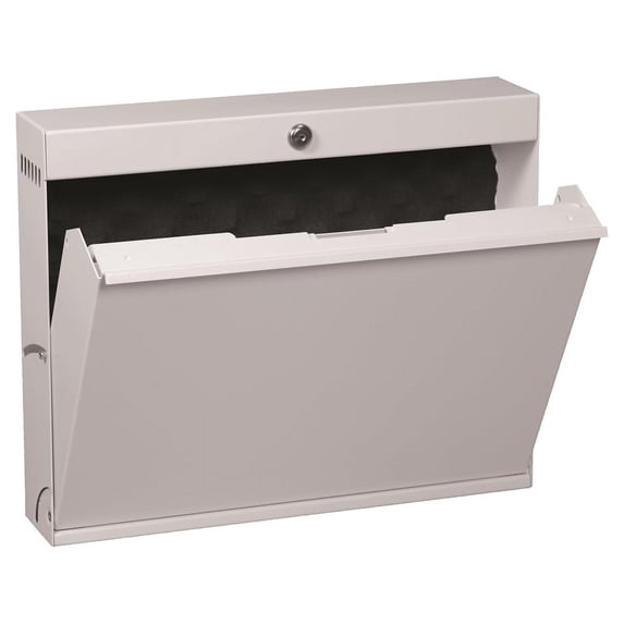Datum Storage Solutions Metal Laptop Locker with Keyed Lock in Light Gray