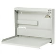 thumbnail image 1 of Datum Storage Solutions Non-Locking Metal Economy Fold Up Desk in Light Gray, 1 of 1