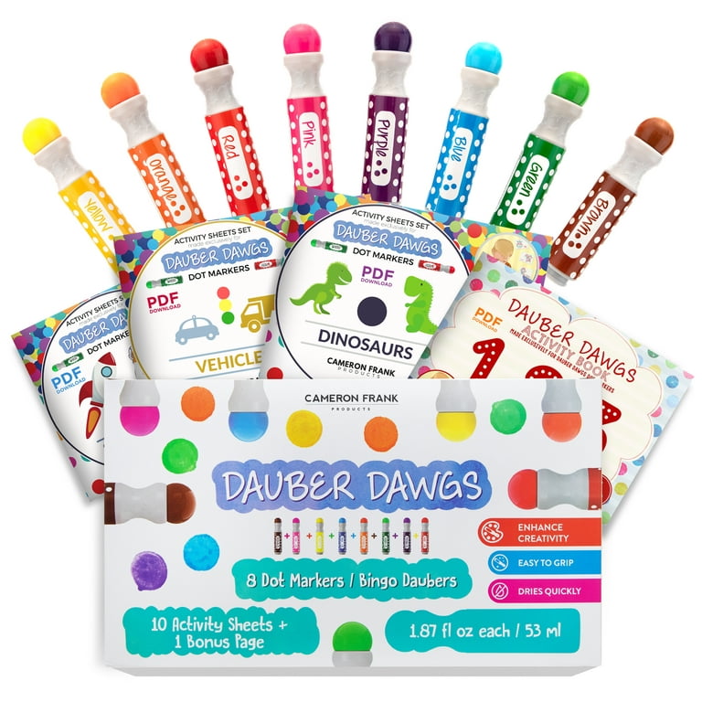 Cute Puppies Dot Markers Activity Book: Paint Dotters For Kids 1-4