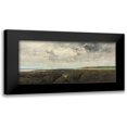 thumbnail image 1 of Daubigny, Charles Francois 18x11 Black Modern Framed Museum Art Print Titled - Villerville Seen from Le Ratier, 1 of 5