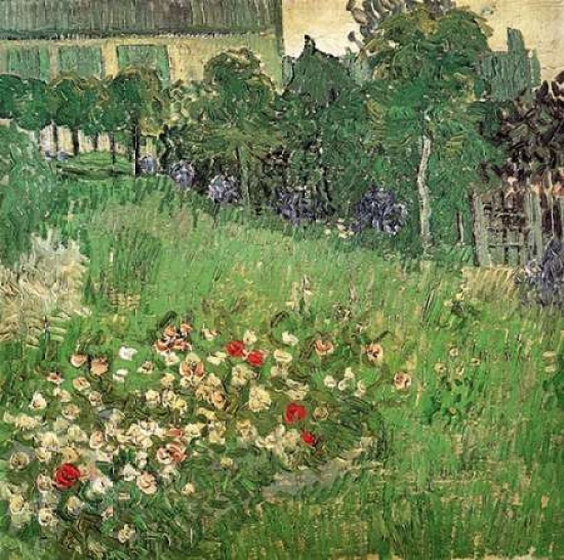 Daubignys Garden Canvas Art - Vincent Van Gogh (24 x 24)