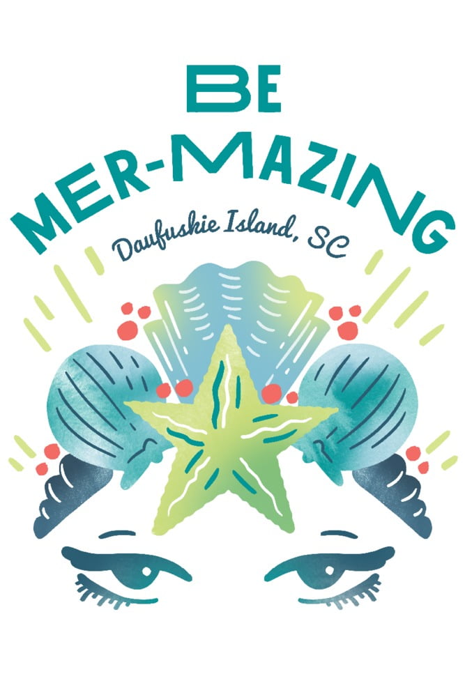 Daufuskie Island, South Carolina, Be Mer-mazing (16x24 Giclee Gallery ...