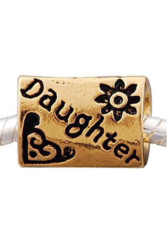 Daughter Charm Spacer Bead European Bead