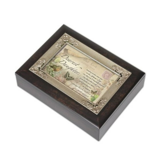 Daughter Cottage Garden Inspirational Italian Inspired Music Box Plays Amazing Grace