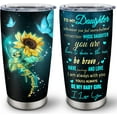 thumbnail image 1 of Daughter Gift from Mom/Dad, Birthday Gifts for Daughter Adult from Mother, Best Gift Ideas for Grown Daughters Coffee Tumbler 20oz, To My Daughter Gift, Graduation Gifts for Daughter Coffee Cup, 1 of 6