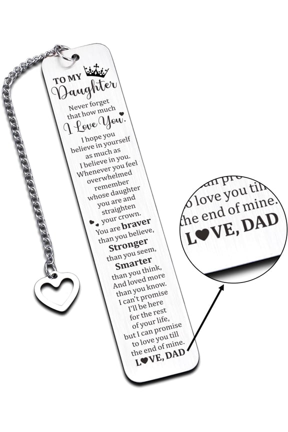 Daughter Gifts from Dad - to My Daughter Valentine Birthday Gift from Dad, Father Daughter Gifts from Dad, Daughter 16th 18th 21st Birthday Gift for Teen Girls Graduation Easter Stuffer