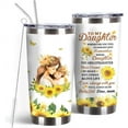 thumbnail image 1 of Daughter Gifts from Mom/Dad, 18/8 Stainless Steel 20 Oz Daughter Tumbler with Lid & Straw, Daughter Birthday Gifts, Daughter Gifts, Birthday Gifts for Daughter, Birthday Gifts for Daughter Adult, 1 of 6