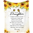 thumbnail image 1 of Daughter Gifts from Mom Dad,Birthday Gifts for Daughter, Daughter Gifts, Gifts for Daughter, Blankets for Daughter, Daughter Blanket Gift from Mom and Dad, to My Daughter Throw Blanket 50x60inch, 1 of 6