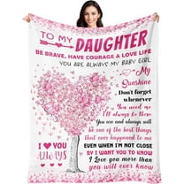 Daughter Gifts from Mom Dad to My Daughter Blanket Daughters Birthday Gifts Christmas Stocking Stuffers Graduation Valentines Day Gift for Daughter's Best Daughters Ever Gifts 50"X 60"
