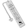 thumbnail image 1 of Daughter Gifts from Mom Daughter Bookmark Graduation Gifts for Daughter Stepdaughter Inspirational Gifts for Daughter I Love You Daughter Birthday Gifts Christmas Wedding Gifts for Daughter, 1 of 6