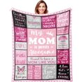 thumbnail image 1 of Daughter Gifts Throw Blanket, Daughter Gifts from Mom Dad, Gifts for Daughter Adult, Daughter Gift from Mom/Dad, Daughter Gifts for Graduation Birthday, to My Daughter Blanket 60"x50", 1 of 5
