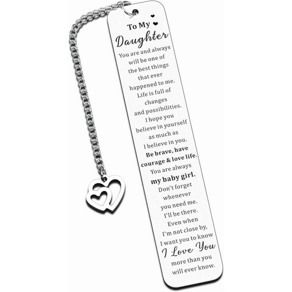Daughter Gifts from Mom Dad, Bonus Daughter Gifts, Gifts for Teen, 21st Birthday Gifts for Her, Daughter of The Bride Gifts, 16th 18th Birthday Gifts