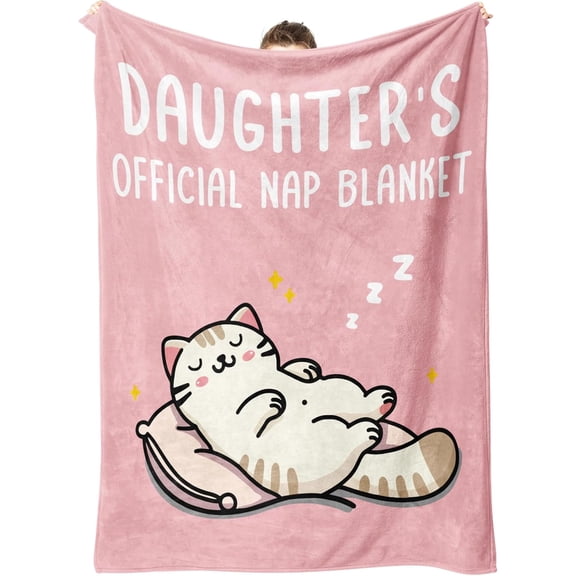 Daughter Gifts from Mom Dad, Gifts for Daughter Blanket, Idea Daughters Birthday Gift, Present Ideas for Graduation, Wedding, Christmas, Mothers Day