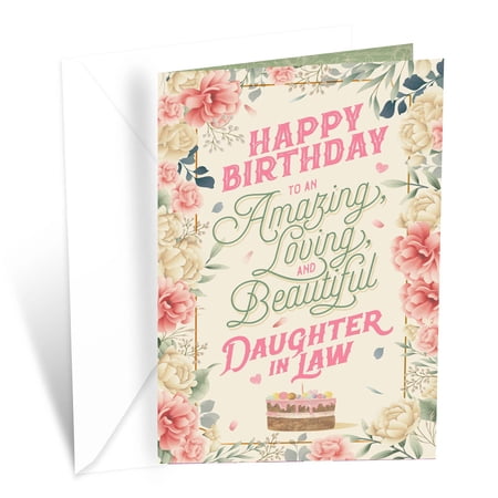 Prime Greetings Daughter in Law Birthday Card
