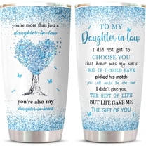 Daughter In Law Gifts Tumbler 20oz, Daughter-in-law Gifts From Mother-in-law/Father-in-law, Daughterinlaw Mothers Day Christmas Birthday Gift