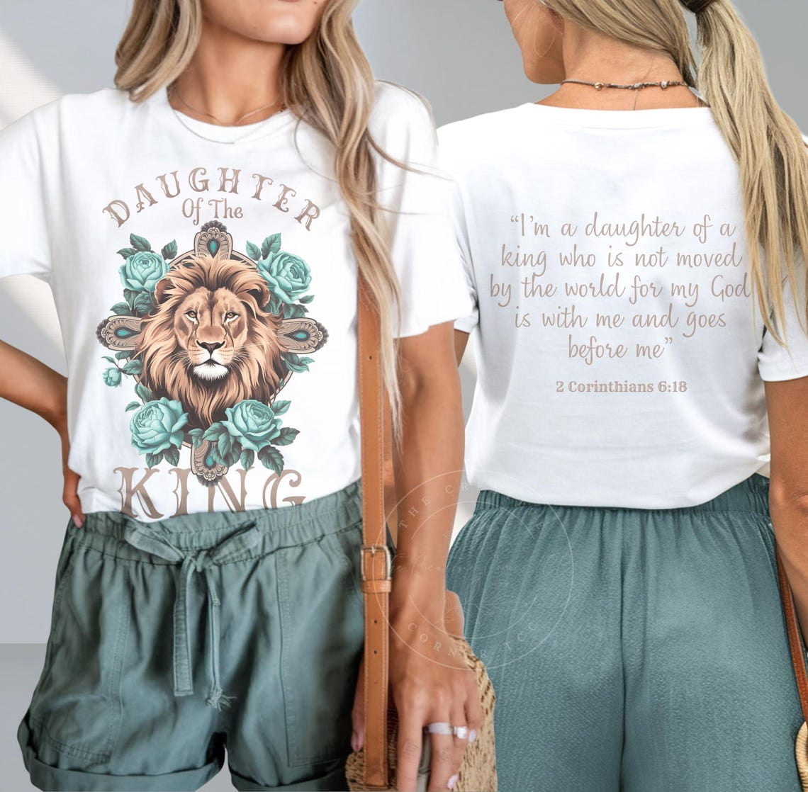 Daughter Of The King Shirt, Christian Shirt For Women, Jesus Shirts ...