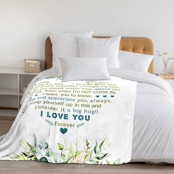 Daughter in Law Gifts Blanket 60"x50", Daughter in Law Gifts from Mother in Law, Birthday Gifts for Daughter in Law, Best Gifts for Future Daughter in Law, Daughter in Law Wedding Gift